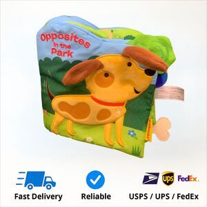 Kidsbooks Fun Tails  - Opposite in The Park Infant Soft Book